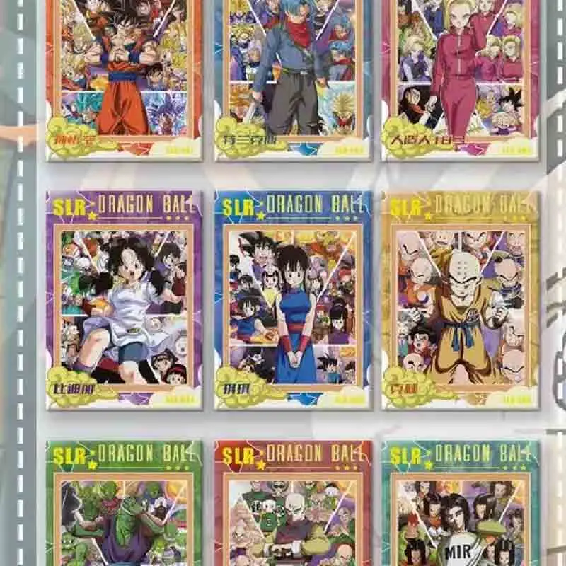 Dragon Ball Collection Cards Dongka Find Dragon Balls Film Metal 1 Box Colorful Laser Comics Trading Cards Kids Toys Anime  Card