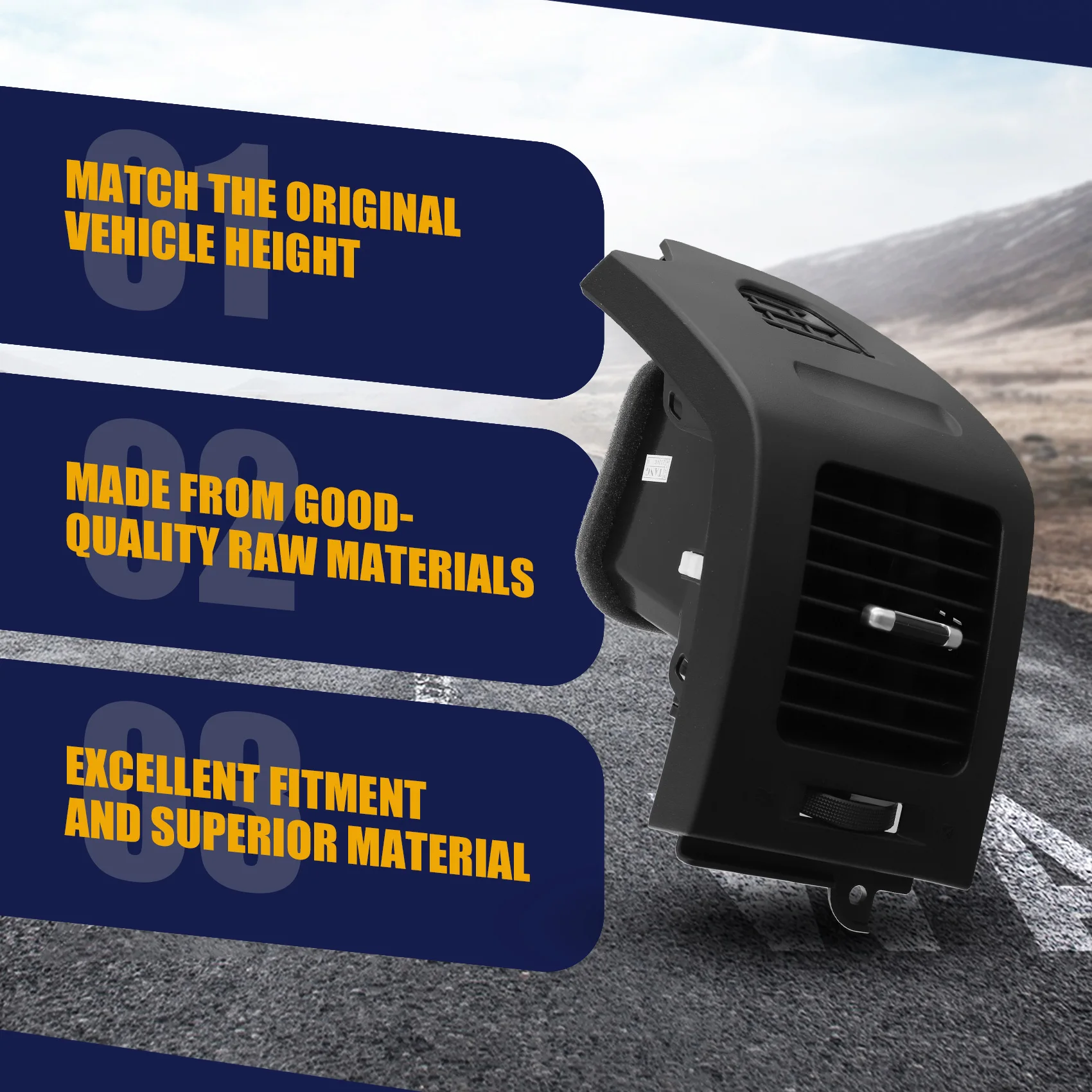 

Car Instrument Panel Air Outlet For Mitsubishi Pajero Montero Shogun 4 MK4 2007-2015 Left 8030A059XA