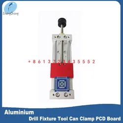 CNC engraving machine flat vise can hold PCD plate aluminum alloy milling machine bench drill fixture tool