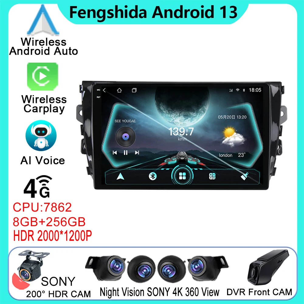 

Android Auto For Zotye T600 2014 - 2019 Car Radio IPS Screen No 2Din DVD GPS Navigation Video Player Head Unit 4G WiFi SWC QLED