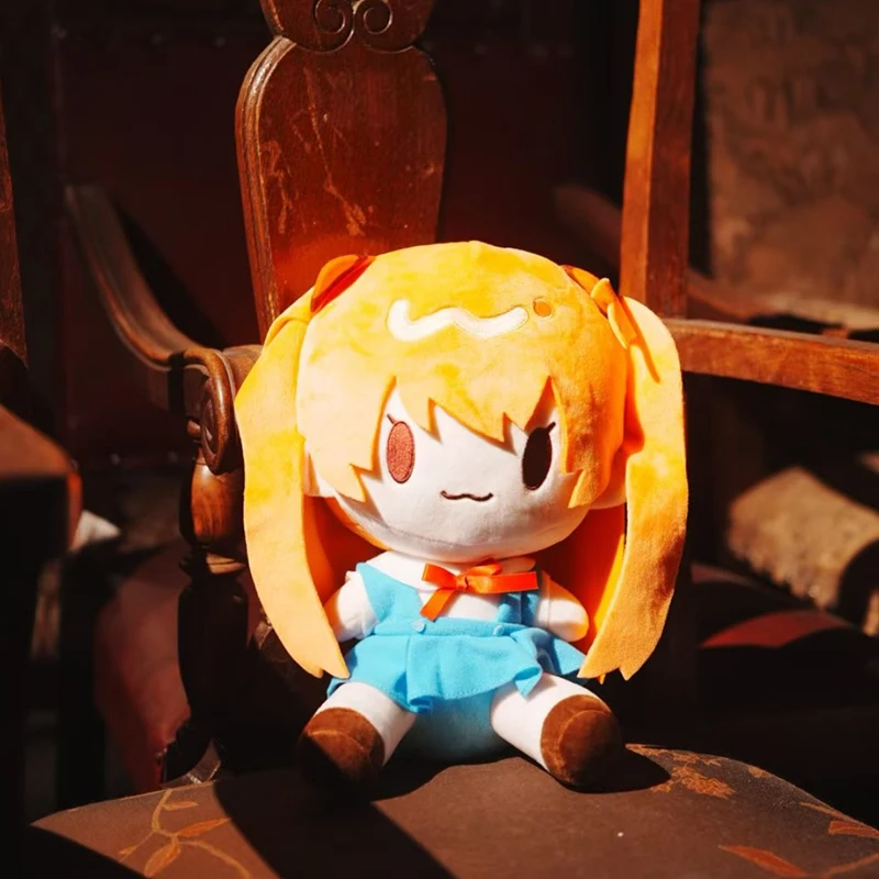 

Kawaii Neon Genesis Evangelion Asuka Langley Soryu Plush Dplls Anime Figure Collectible Toys Girls Gift 27cm