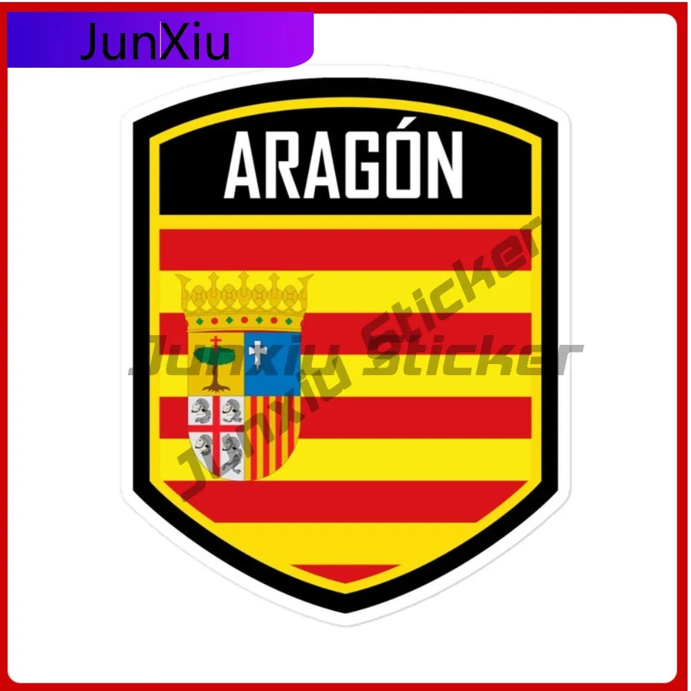 Aragon Spain Design Funny Boat Fade Resistant Sticker Stickers Emblem Trendy Trendy Decal Sticker Anti Scratch Trendy Fade