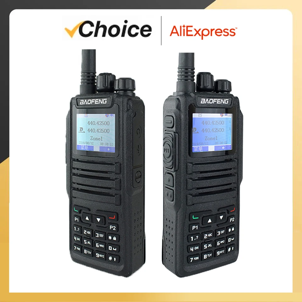 Baofeng Walkie Talkie DM-1701 DMR Dual Mode Radio analogiche e digitali Livello 1 e 2 Slot doppio tempo DM1701 Ham Dual-Band DM-1801 DM-5R