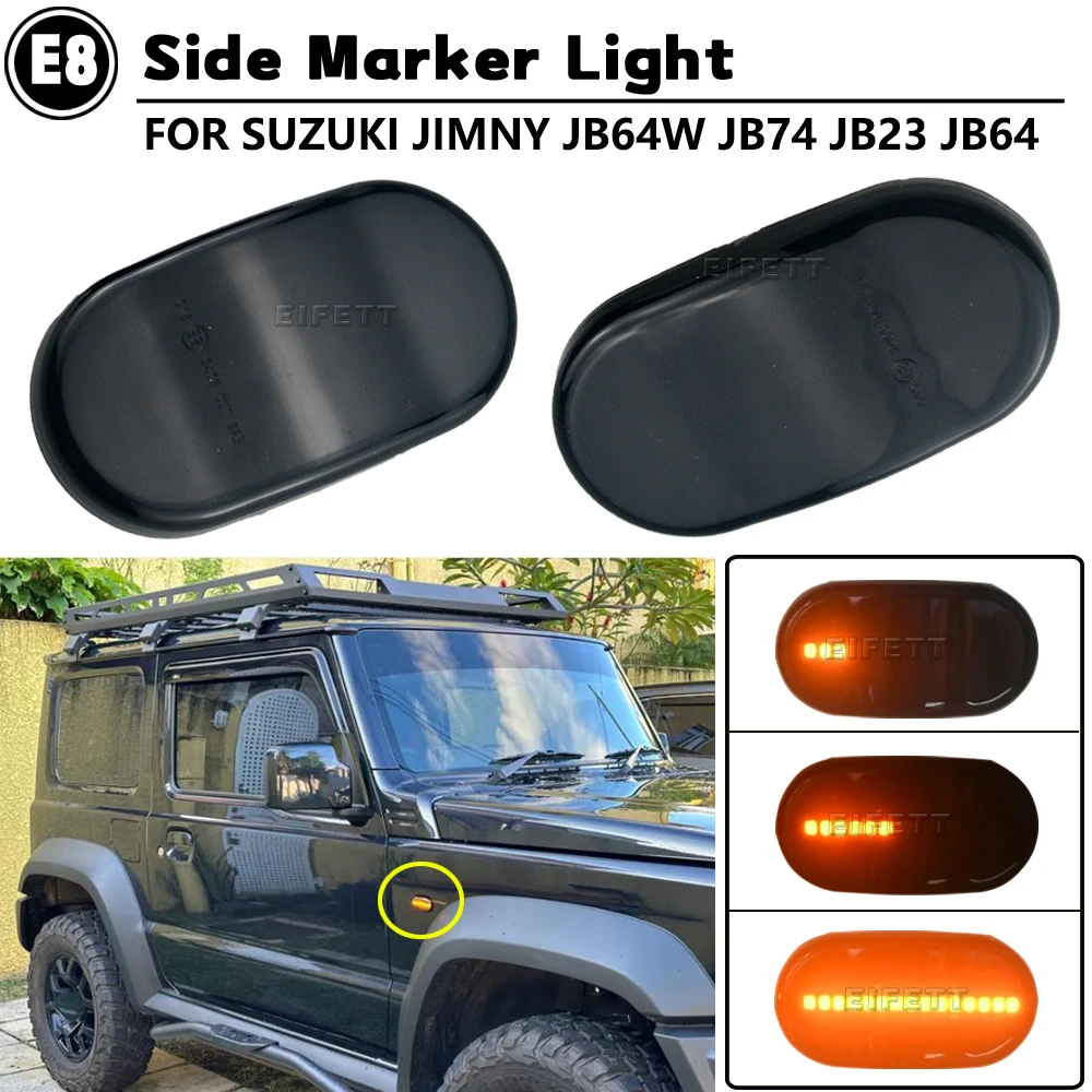 1 Set For Suzuki Jimny JB64W JB74 JB23 JB64 Lapin HE21S For Chevrolet Dynamic Side Marker Turn Signal Indicator Repeater Light