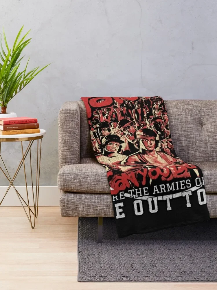 The warriors, walter hill, thriller, action Throw Blanket Hairy Soft Big Blankets