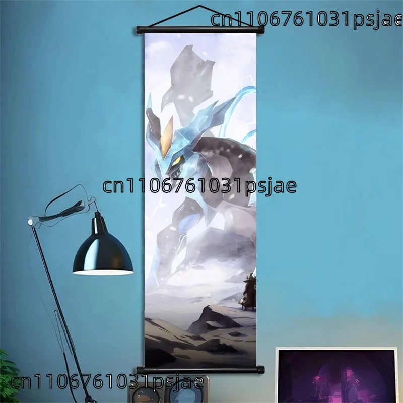 معلقات جدارية مذهلة من كيوريم بوكيمون - التقاط القوة المريجة وهالة الجليد الغامضة - التنين