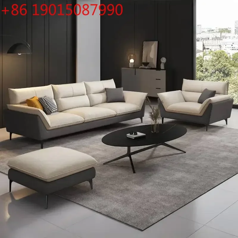 

Дизайнерские бежевые диваны с высокой спинкой, европейские деревянные подлокотники, современные скандинавские роскошные диваны-реклайнеры, мебель для гостиной Divano Soggiorno