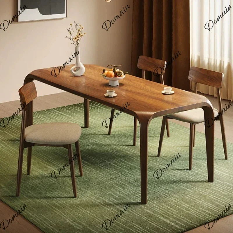 XX Home Luxury Top Walnut Dining Table High-end Dining Tables And Sets With 4 Chairs Pliante Set Of 6 Chairs Kitcjen Furniture