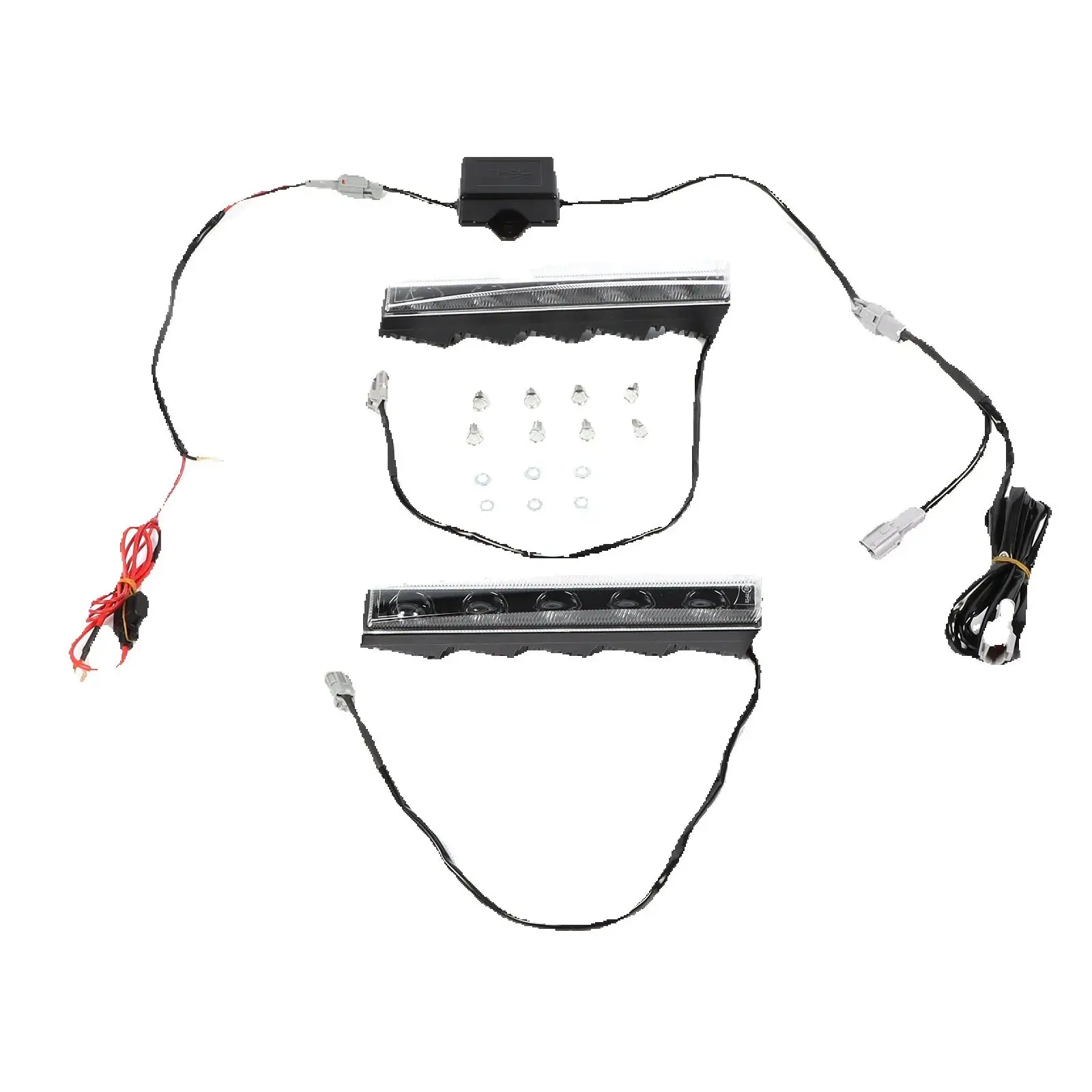 

LED Daytime Running Lights Black Set FOR Mercedes Benz G-Class W463 2002-2018 Front Fog Lamp