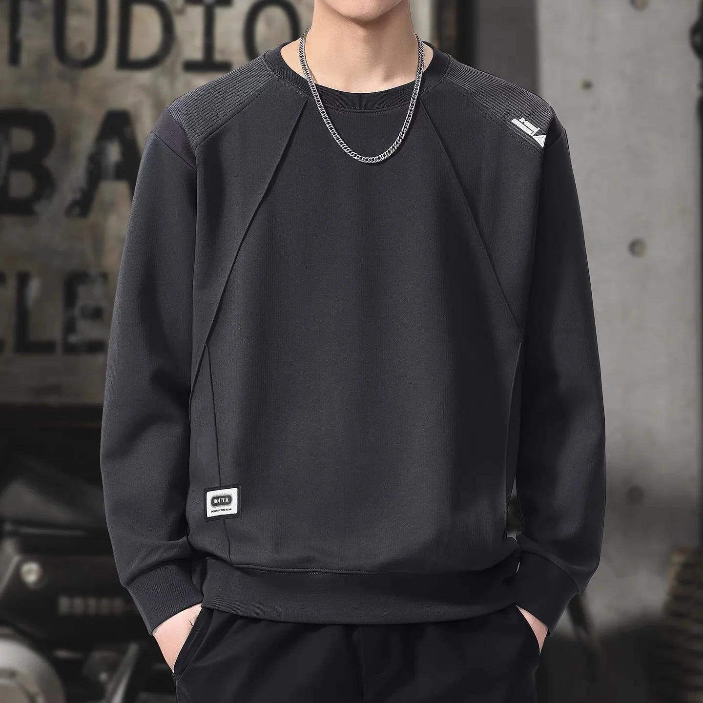 

Man Outfit No Hat Hoodies Nordic Norwegian Scandinavian Pattern Snowflake Winter Holiday Christmas Season Festive Celebration BF