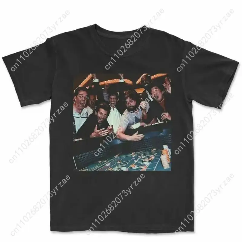 

The Hangover Playing Poker Crewneck Retro Tee Man Woman High Quality Cotton Short Sleeves Fashion T-shirt Soft Breathable Tops