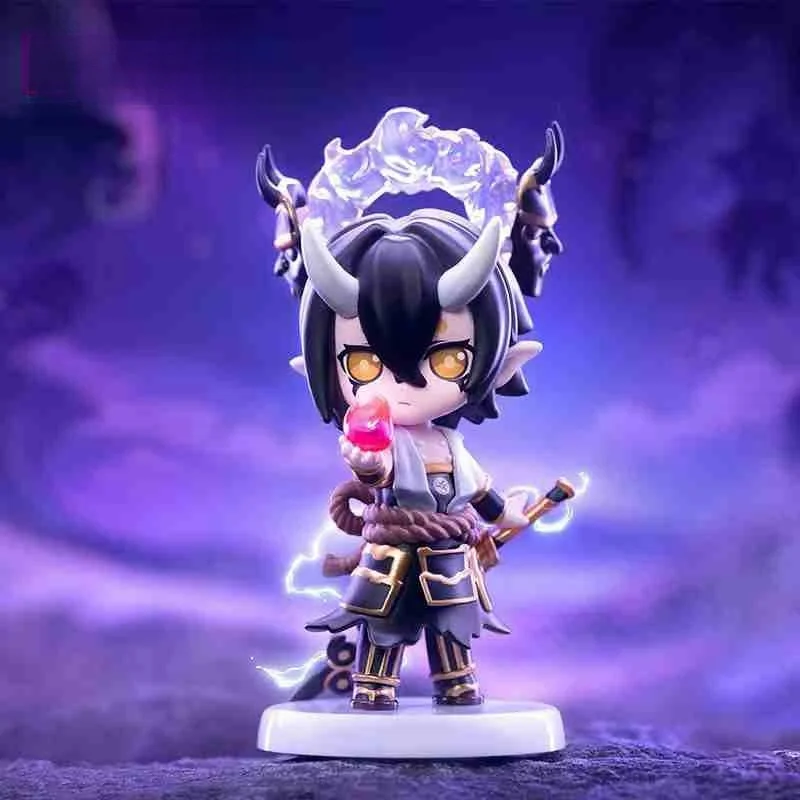 Oryginalna figurka Onmyoji The Secular Fabulous Series Blind Box Anime Figurka akcji Decor Tajemnicze pudełko Supresas Zabawka urodzinowa Prezent