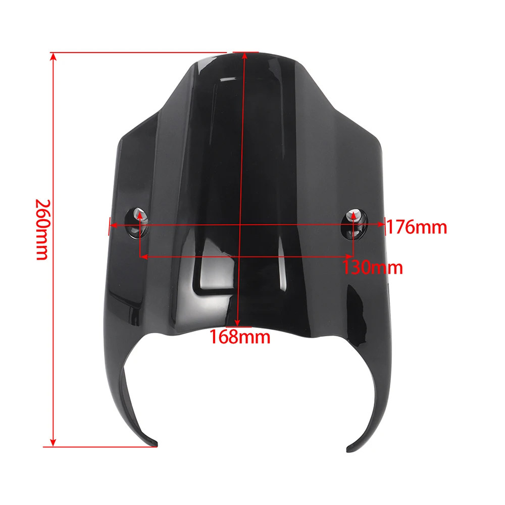 Black Motorcycle Front Mask Headlight Fairing Cover ABS Plastic Headlamp Outer Fairing For Harley Breakout FXBR FXBRS 2018-2022