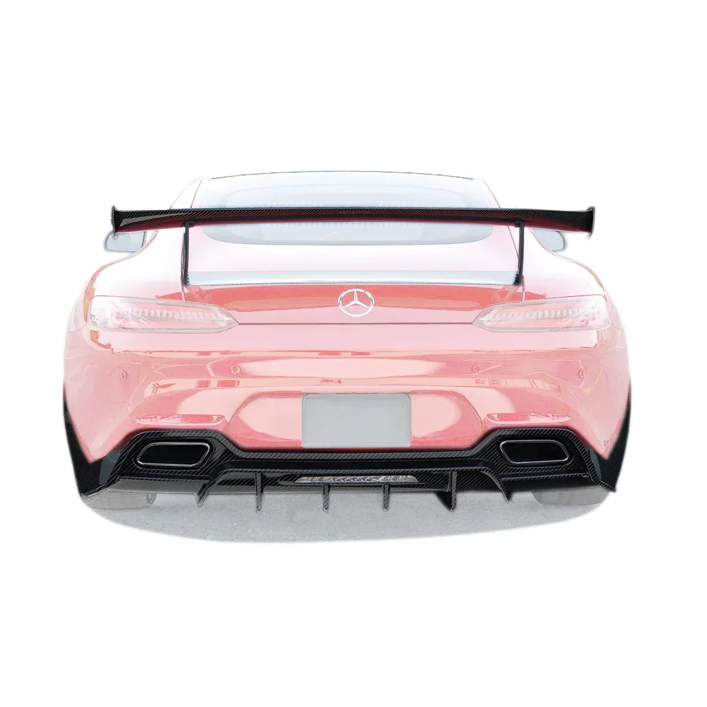 Kit corpo in carbonio secco per Mercedes-Benz AMG GT GTS Anteriore Canards Diffusore posteriore Spoiler posteriore per Mercedes-Benz AMG GT GTS Bodykit