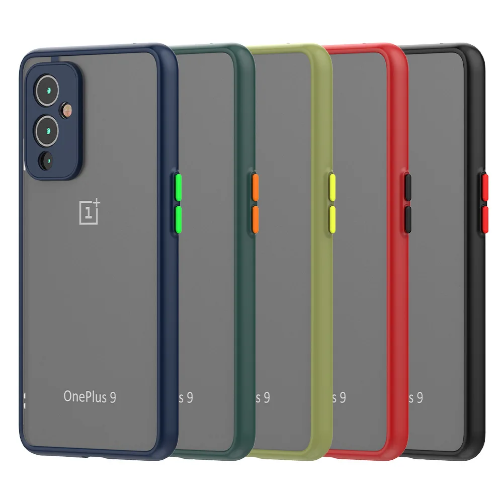 Skin Feel Frosted Shockproof Translucence Clear Case For OnePlus 9 9R 9RT One Plus 7t 8 9t 9 10 10T 11 11R Nord CE 2 N10 N100 5G