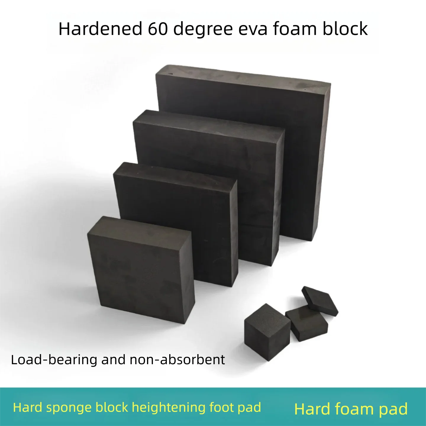 60 Degree Eva Foam Board Anti Vibration Washing Machine Pads Shock Absorbing Eva Vibration Isolation Mats For Dryer Treadmill