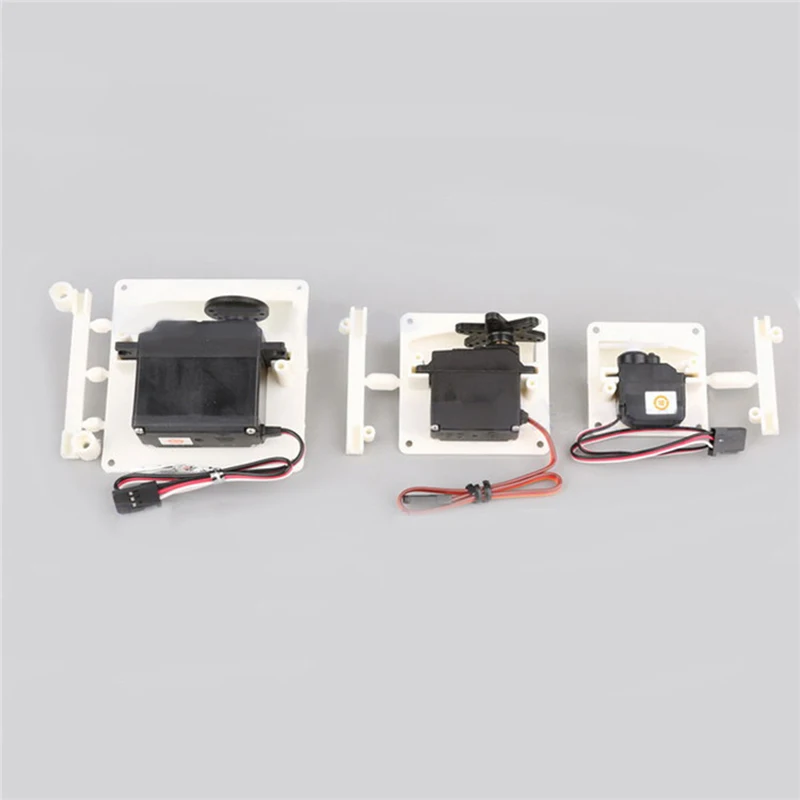 2 Pairs/Lot RC Aircraft Wing Servo Mount/Servo Protector Retainer Protective Cover For 6-9g/17g/36g/55g Servos