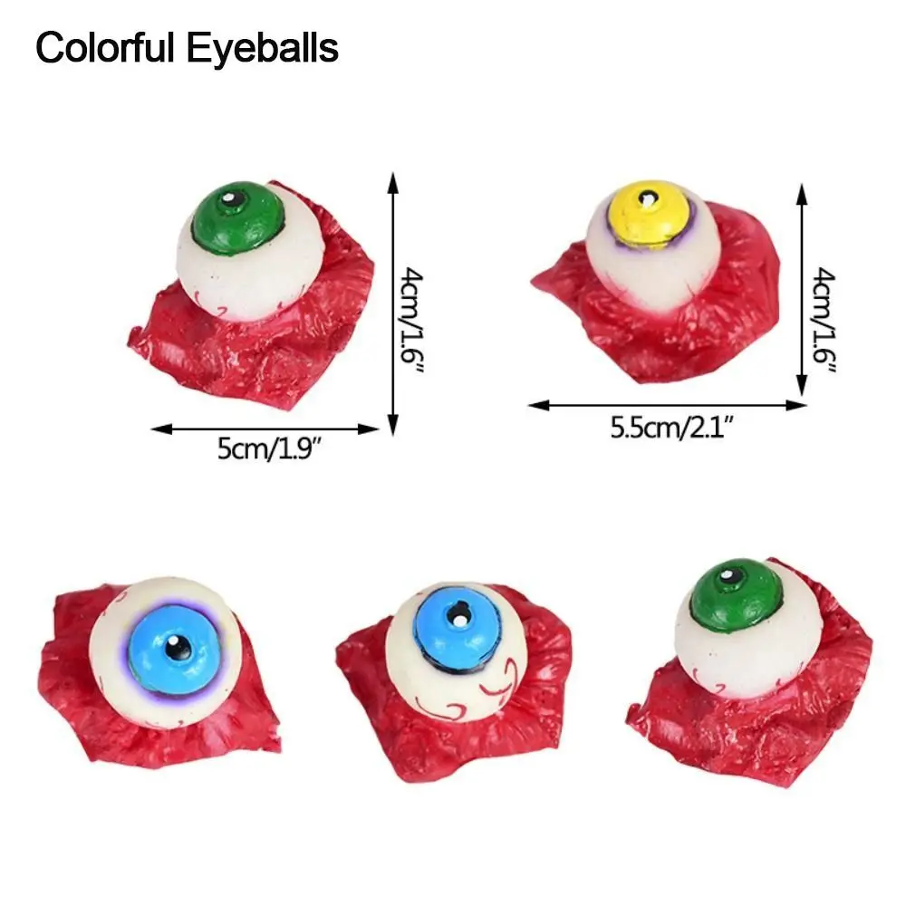 2Packs Bloody Latex Fake Body Organs Red Broken Finger, Broken Finger Eyeball Eyeball Ear Ear Tricky Toy Happy Party Supplies