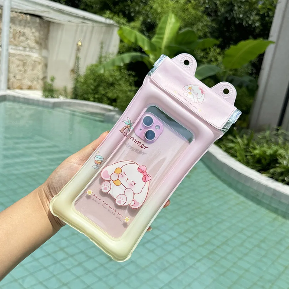 Water-Splashing Festival Waterproof Phone Bag Floating Touch Screen Phone Protector Pouch Transparent Sealed