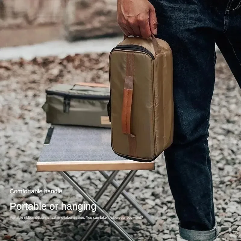 Bolsa de pícnic al aire libre, impermeable, resistente a la humedad, resistente al desgaste, almacenamiento de clasificación, bolsa de almacenamiento de mano