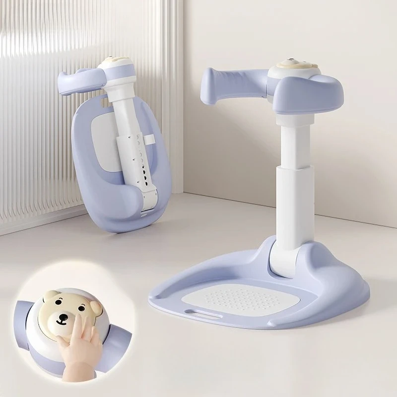 

Baby Items Portable Baby Standing Bath Rack Shower Support Holder Height Adjustable Infant Bathtub Stand with Nonslip Large Base
