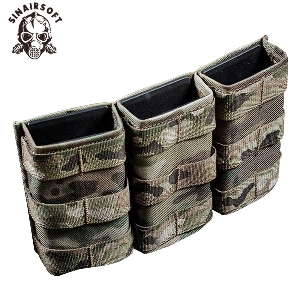 SINAIRSOFT Triple Portacargadores Largos 5,56 AR15 M4 MOLLE Malice Clip - imagen 2