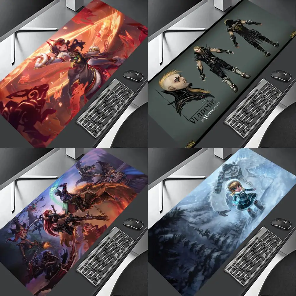 Leagues of Legends G-Gwens Myhtmakers  Mouse Pad Professional E-Sports Mouse Pad Fine Surface Gaming Rubber Mouse Pad Smooth Des