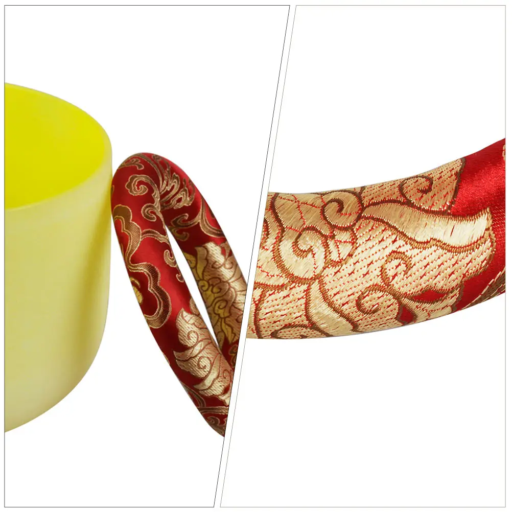 

Music Bowl Washer Singing Pad Decor Ring Cushion Sound Accessories Small Mat Cotton