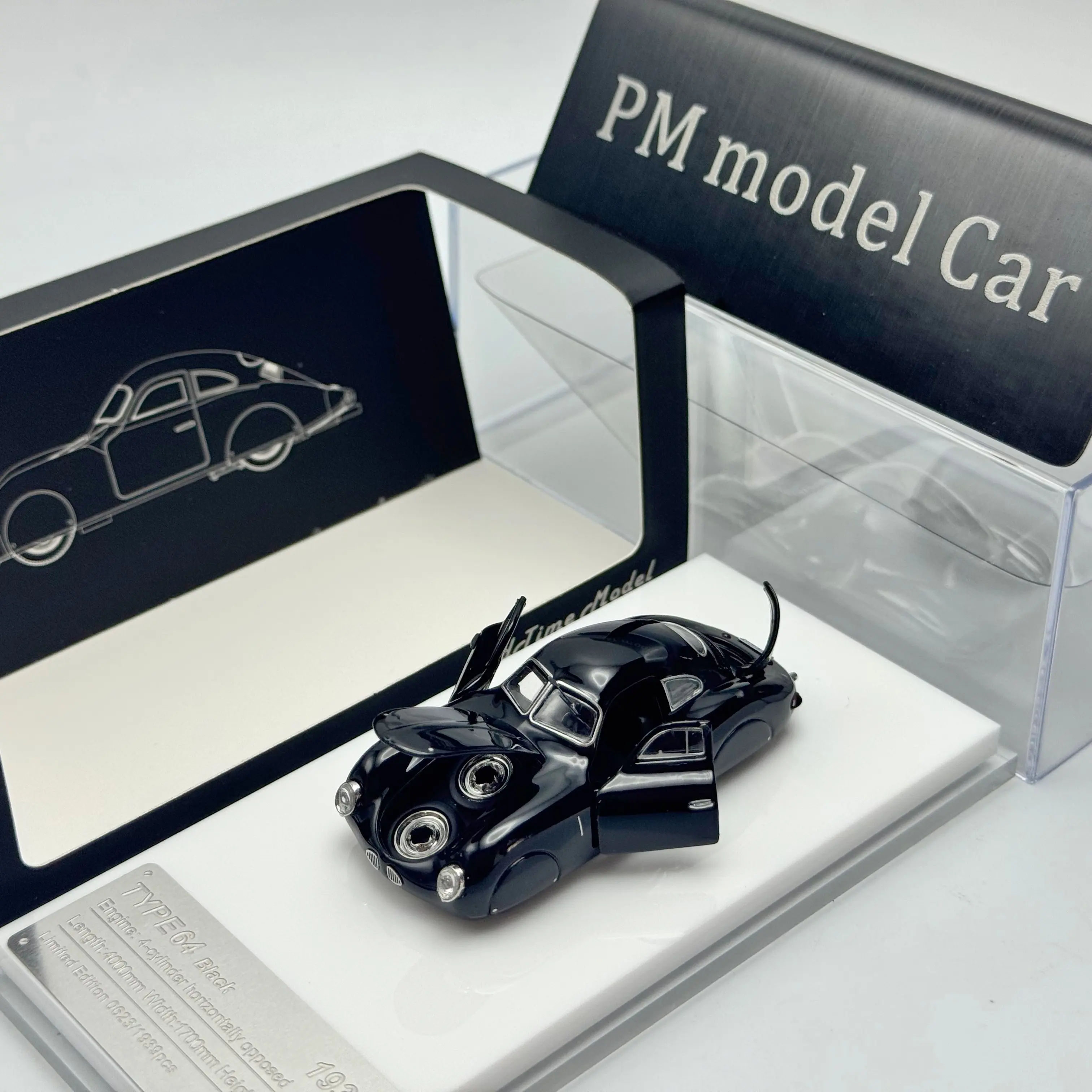 

OldTime 1:64 First Generation Porsche Type 64 1939 Prototype Full Open Alloy Diecast Model Car Collectible Gift