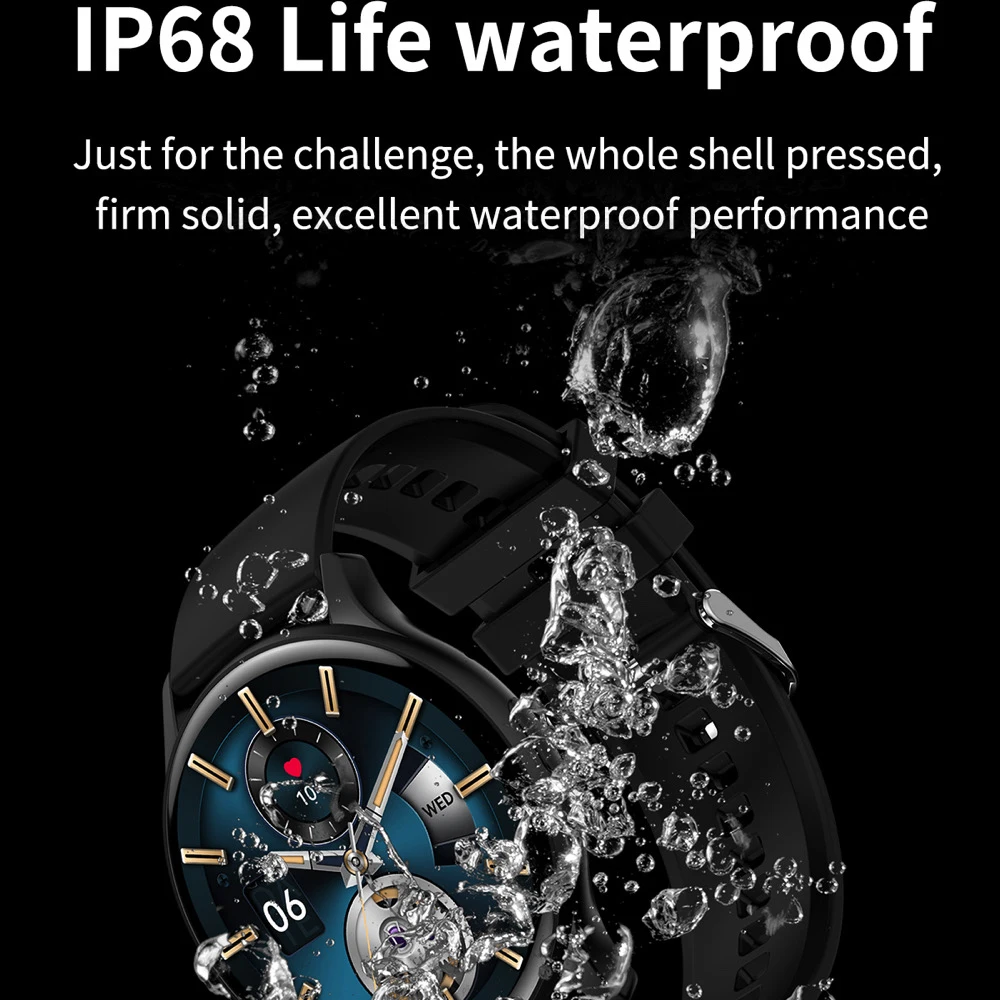 

Waterproof Smartwatch NFC Men Smart Watch 1.43" AMOLED Blue Tooth Call Heartrate Always on Display Bracelet Women Fitness Sports