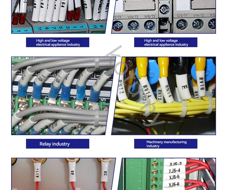 Electronic Heat Shrink Wire Number Machine Computer Casing Marking Machine PVC Tube Printer Wire Mark Machine