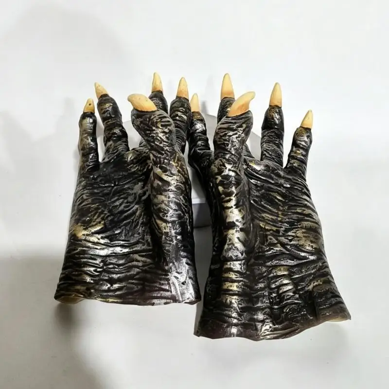 39BD Textured Animal Handwear for Wolf Costumes, Parties, Photos, and Stage Use