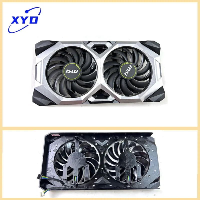 

NEW 85MM PLD09210S12HH 4PIN chłodnica dla MSI Geforce RTX 2060 2070 2080 Super Ventus XS OC wentylator karty graficznej