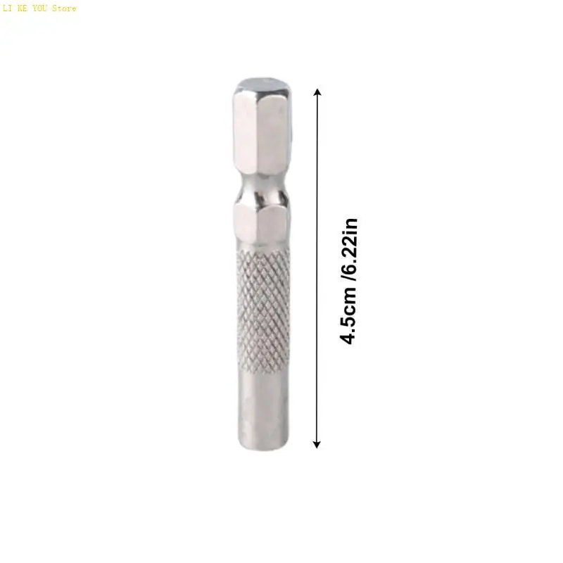 W3JE 전기 드라이버 헥스 6.35mm 1/4 "시스템에 비트 어댑터 삽입 4mm 16 진수