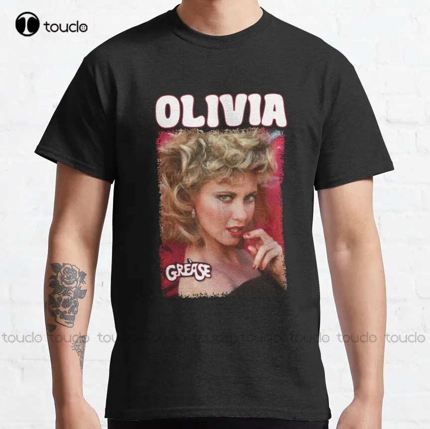 Rip Olivia Newton-John Classic T-Shirt Womans Shirts Digital Printing Tee Shirts Christmas Gift Xs-5Xl Streetwear Hip Hop New