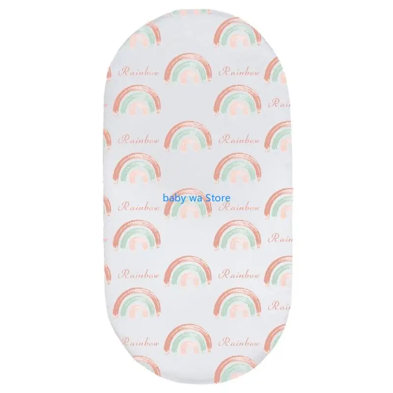 

Diaper Changing Pad Cover Carrycots Mattress Sheet Baby Fitted Bassinet Sheets 4XBD