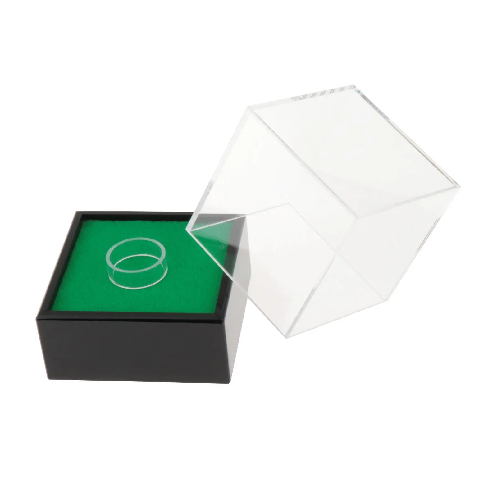 Immagine 4: Vetrina per palline da golf con base porta cubo acrilico multiuso antipolvere