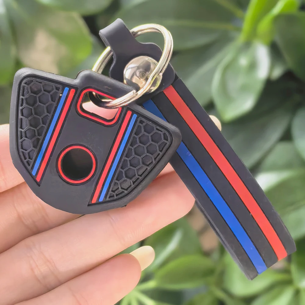 Motorcycle Key Shell Case Key Protective Case Silicone Keychain For BMW K1300S F800 R1200GS K1200R R1200RT HP4 F700GS