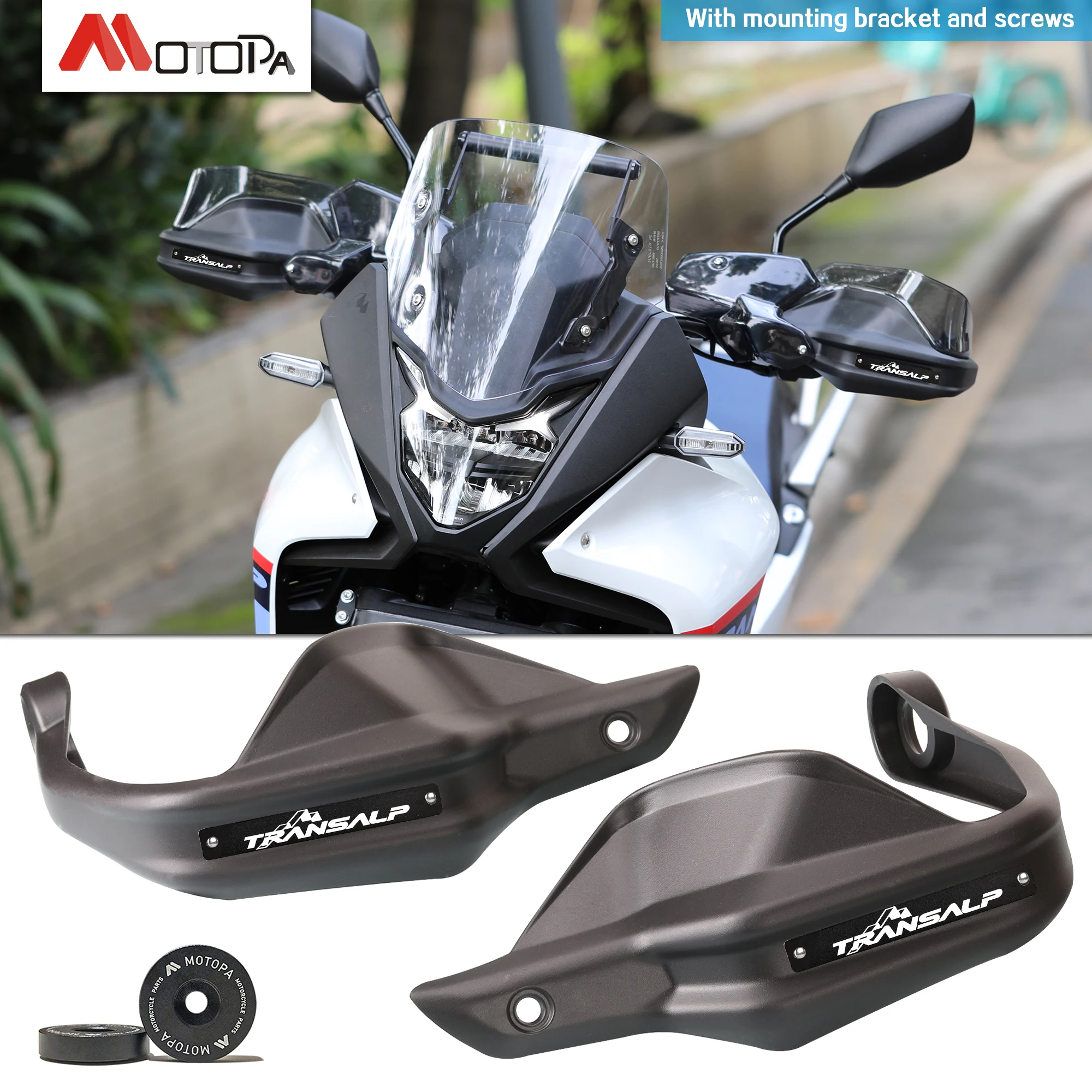 

2025 Transalp 750 Handlebar Handguard Shield Hand Guard Lever Windshield Protector Screen Cover for Honda XL750 Transalp750 2024