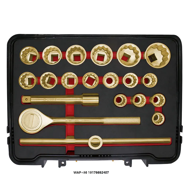 Non-sparking Non-magnetic Hand Tools ATEX/BAMApproved 21pcs 3/4