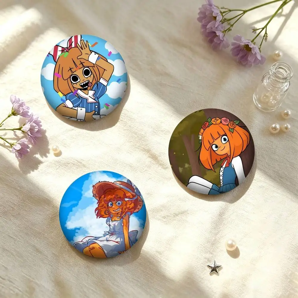 I-Indie OC M-Mymy Ongezellig 25mm 32mm 44mm 58mm 75mm Brooches Badges Pins for Accessories Gift