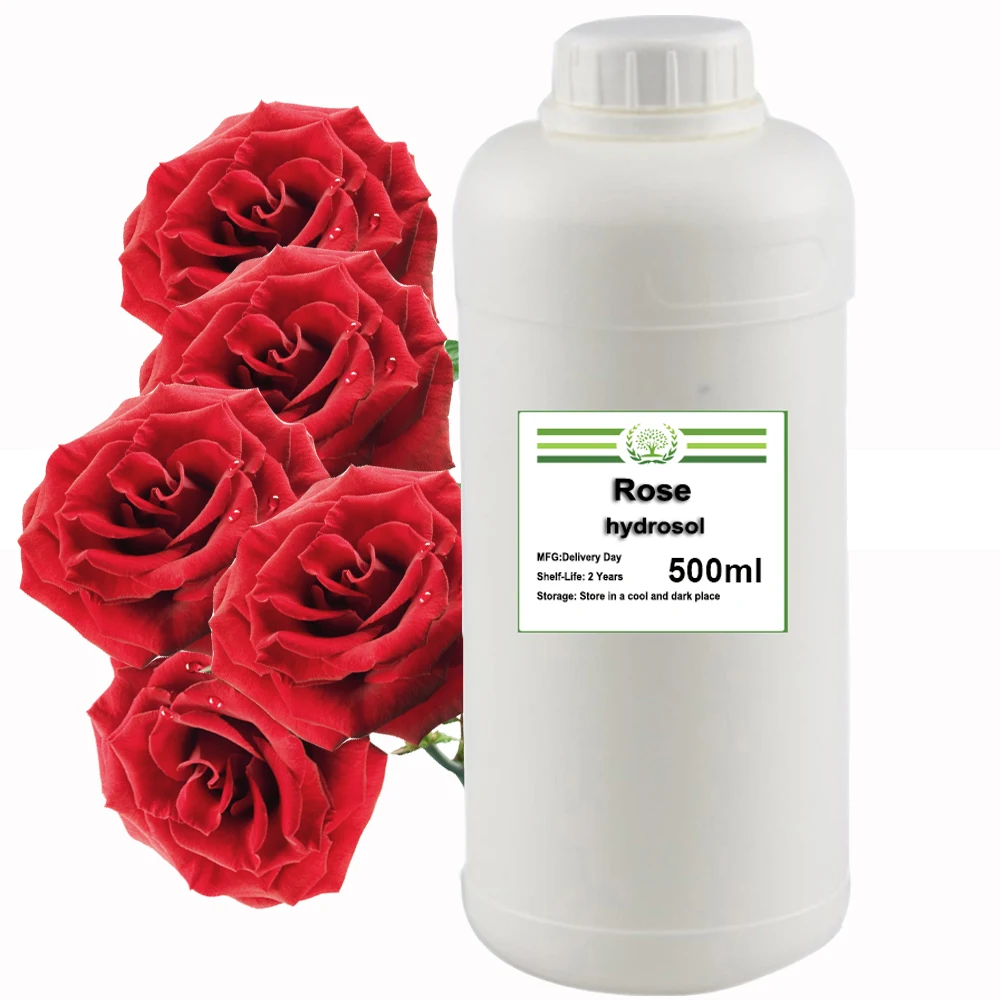 1000ml Pure Natural Rose Hydrosol Rose Water Solution Facial Care Moisturizing, Brightening, And Improving Skin