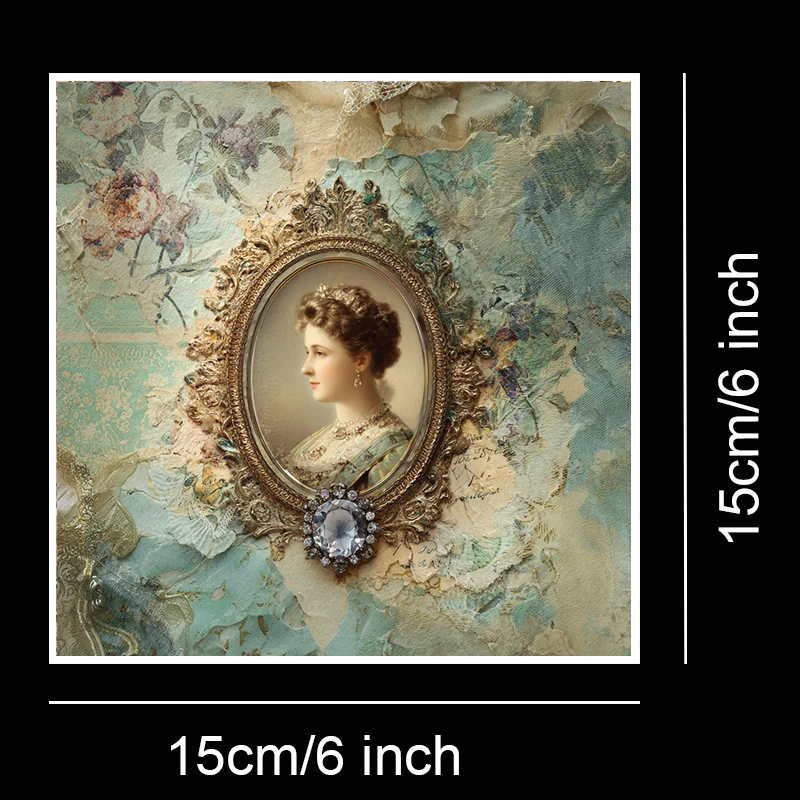 Set Kertas Scrapbook 6x6 inci (36 Lembar): Pola Cat Air Floral untuk Scrapbooking, Origami & Dekorasi Planner – Perlengkapan Kreatif