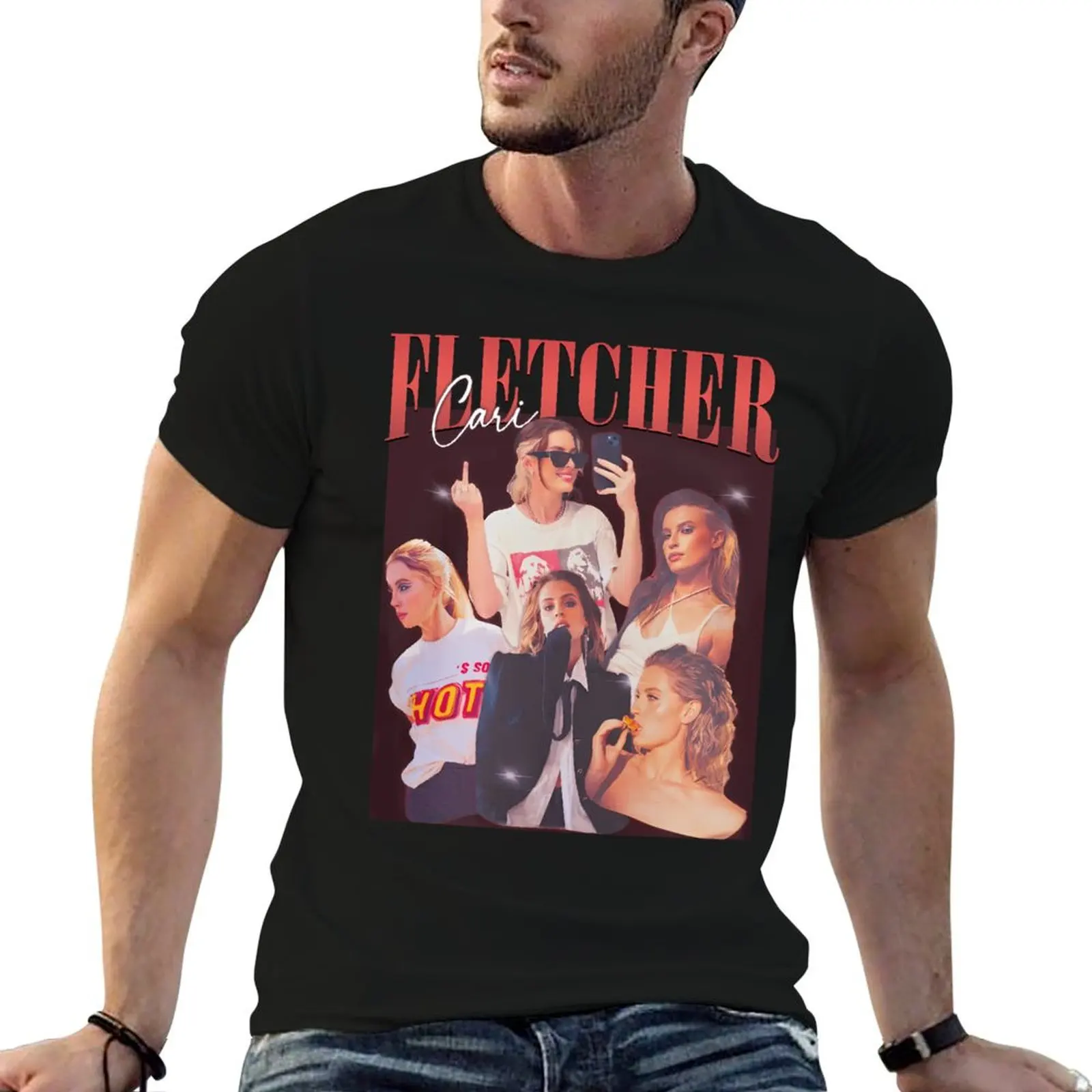 

Chemise Cari Fletcher Cari Fletcher Vintage T-Shirt t shirts for man cotton funny man t shirts for men casual T-Shirt