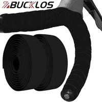 BUCKLOS cintas para manillar de bicicleta silicona + EVA cintas ergonómicas para barra de bicicleta de carretera cinta antideslizante a prueba de golpes para manillar piezas de ciclismo