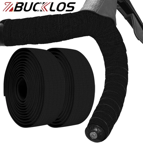 BUCKLOS cintas para manillar de bicicleta silicona + EVA cintas ergonómicas para barra de bicicleta de carretera cinta antideslizante a prueba de golpes para manillar piezas de ciclismo