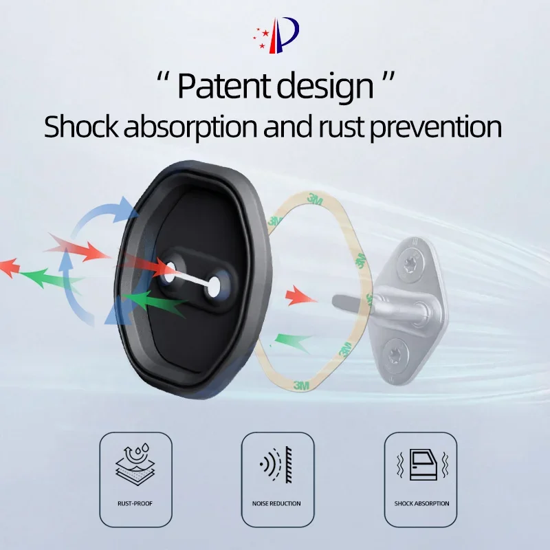 Door Lock Cover Applicable To Leapmotor B10, Silicone Rustproof Mute Protector, Shock Absorption, 4Pcs