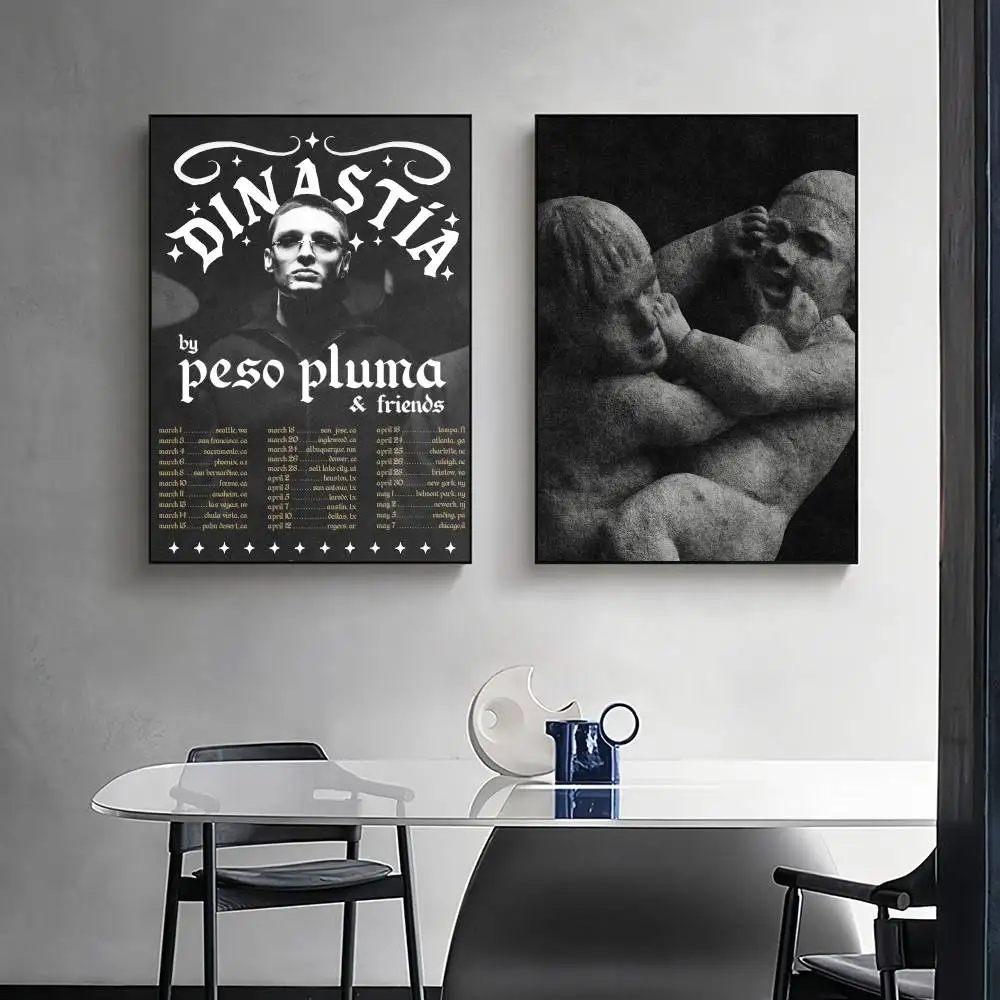Singer Peso Pluma Poster Print Cook Cooked Wall Art Canvas Painting for Living Room Bedroom Home Decor