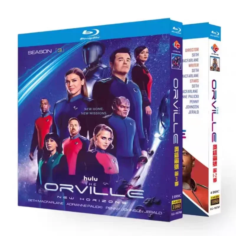 Blu-ray High Definition American Drama The Orville Seasons 1-3 BD Disc Box Set with Chinese English and Traditional Japanese