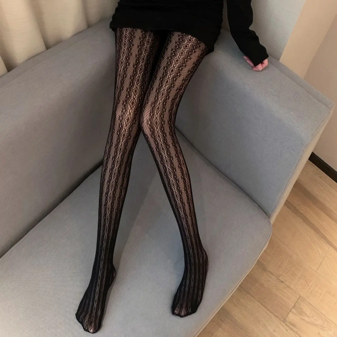 Autumn Women Lolita Tights Lace Stockings Woman Hollow Out White Female Pantyhose Women's Carved Net Socks Tattoo Tights Pattern